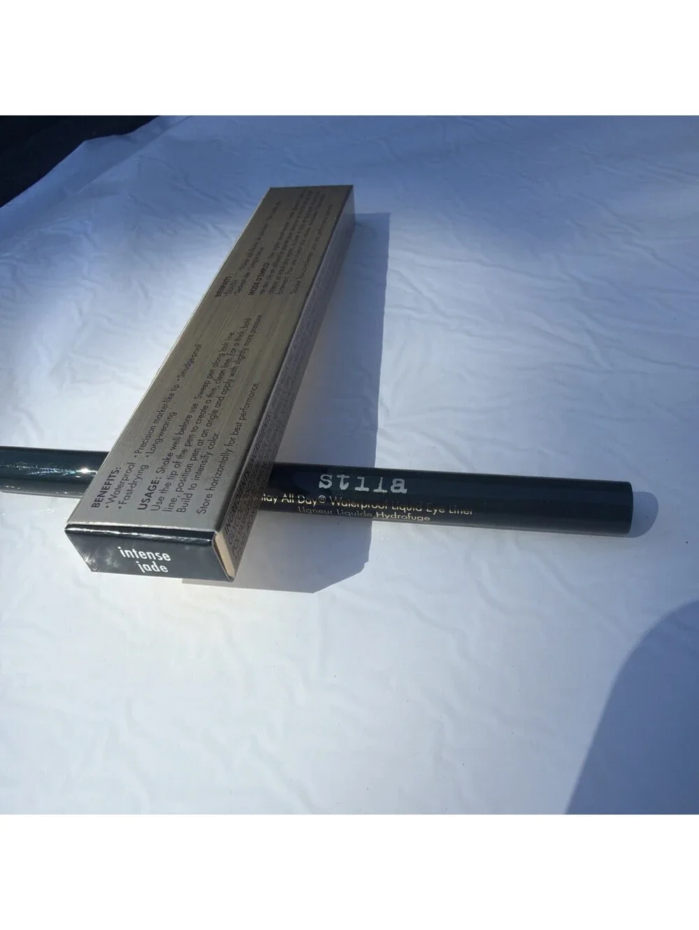 Stila Stay All Day Waterproof Liquid EyeLiner .016 fl oz Intense Jade NIB